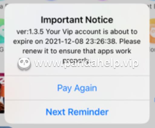 vip expired